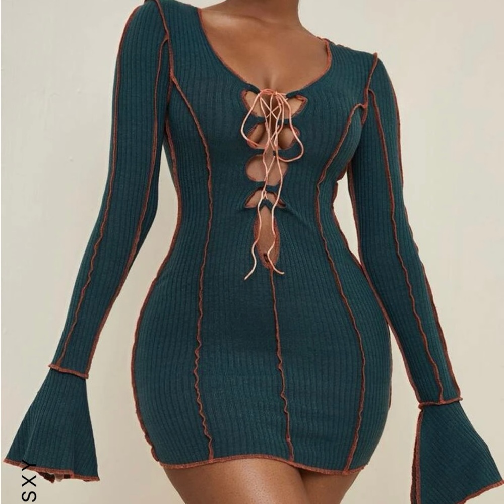 Green shein dress